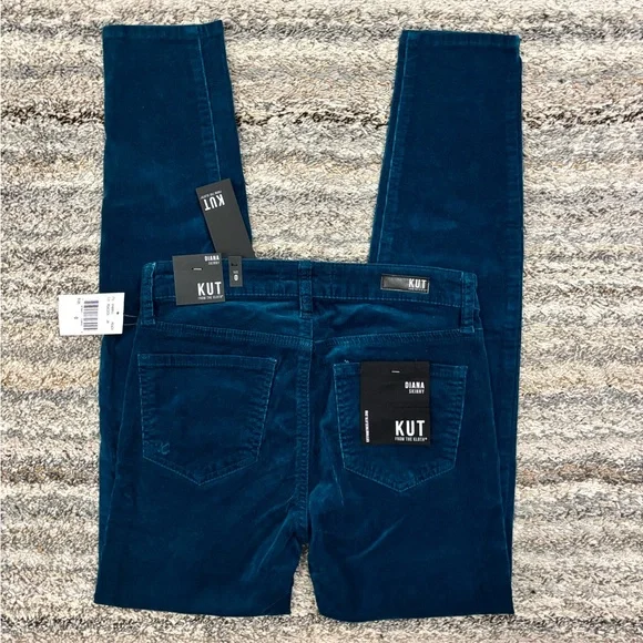KUT From The Kloth Corduroy Diana Skinny Jeans Sz 0 NWTKUT Skinny Jeans NEW-